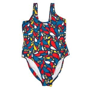 Shinesty Women's XL One Piece Swimsuit Sam Adams Print